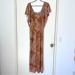 Manuhealii Flounce Maxi Dress